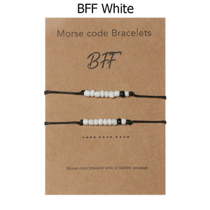 BFF Morse Code Bracelets