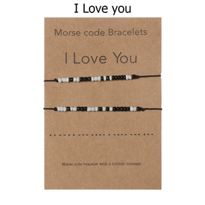 BFF Morse Code Bracelets