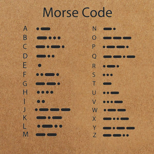 Christmas Morse Code Bracelets