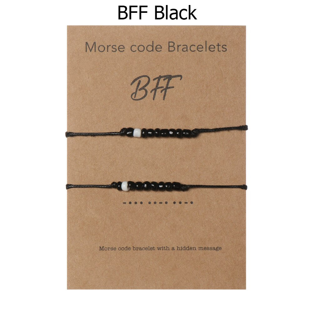 BFF Morse Code Bracelets