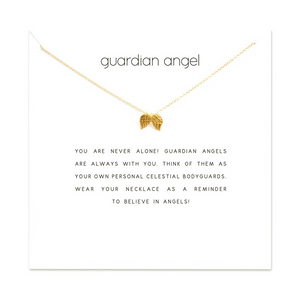 Guardian Angel Necklace - morsecodebracelets