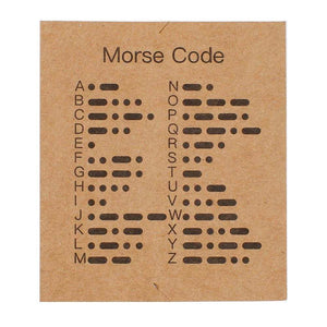 Fuck Off Morse Code Bracelet