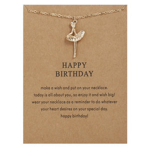 Happy Birthday Necklace - morsecodebracelets
