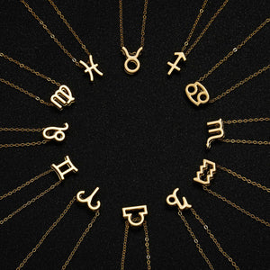 Zodiac Sign Necklace - morsecodebracelets