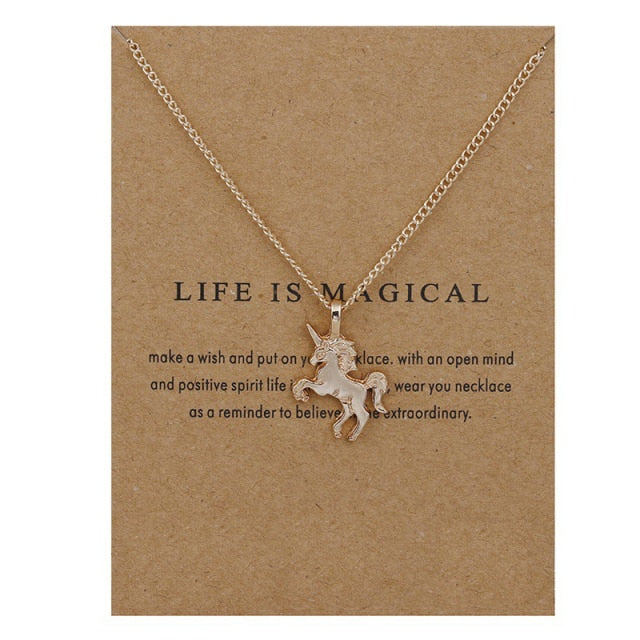 Life is Magical Necklace - morsecodebracelets