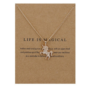 Life is Magical Necklace - morsecodebracelets